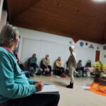 Seminar mit Teilnehmern und Präsentation